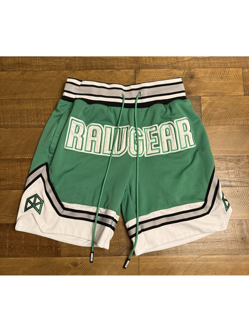 Rawgear Shorts Basketball Elastic Waist Drawstring Raw Gear Mens M